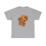 Dachshund 'Doxie #1' Unisex Heavy Cotton Tee