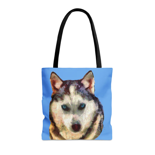 Siberian Husky 'Sacha' Tote Bag