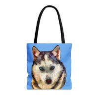 Siberian Husky 'Sacha' Tote Bag