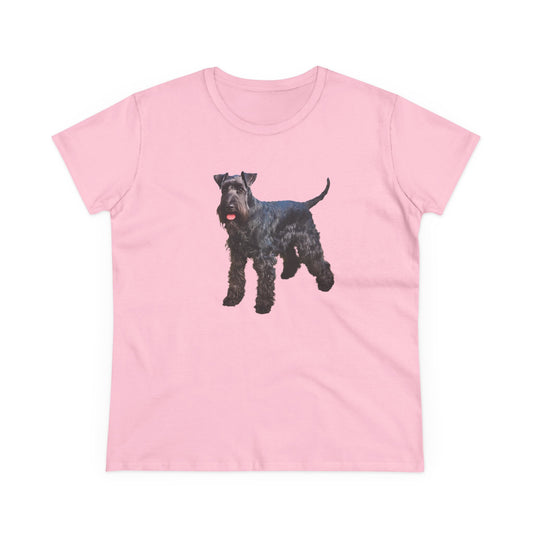 Kerry Blue Terrier Women's Midweight Cotton Tee