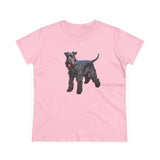 Kerry Blue Terrier Women's Midweight Cotton Tee