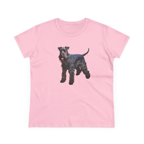 Kerry Blue Terrier Women's Midweight Cotton Tee