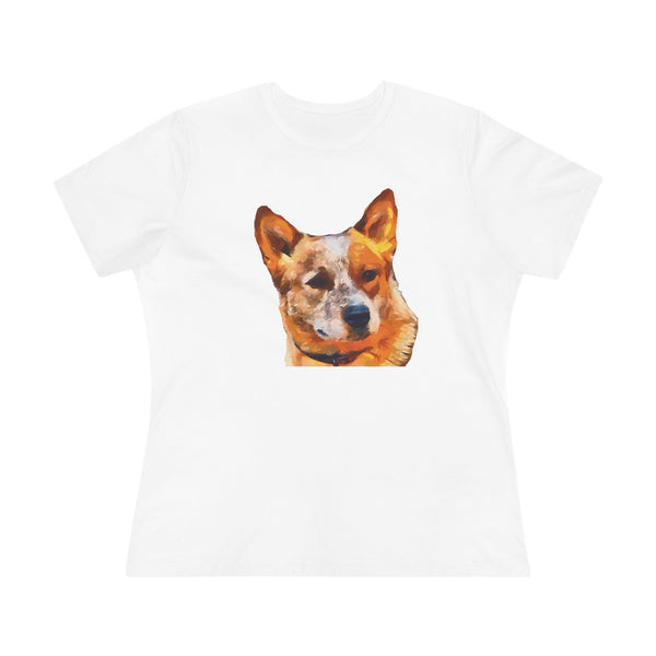 Red Heeler - Australian Cattle Dog Women's Relaxed Fit Cotton Tee