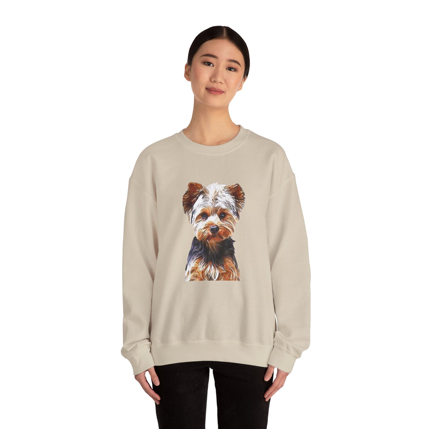 Yorkshire Terrier 'Lupis' Unisex Crewneck Sweatshirt