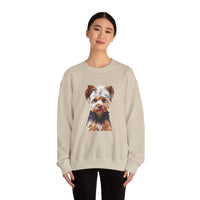 Yorkshire Terrier (Yorkie) 'Lupis' Unisex  50/50 Crewneck Sweatshirt