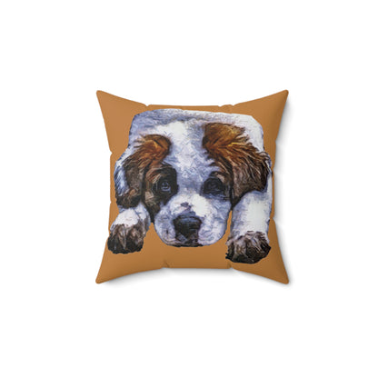 St. Bernard 'Sontuc' Spun Polyester Throw Pillow