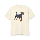 Deutscher Jagdterrier - Unisex Relaxed Fit Heavyweight Cotton Tee