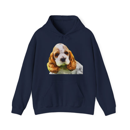 Cocker Spaniel 'Hogan' Unisex 50/50 Hooded Sweatshirt