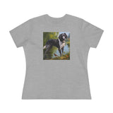 Large Munsterlander - Women's Relaxed Fit Cotton Tee