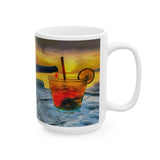 Happy Hour on Sifnos (Greece) Ceramic Mug 11oz