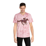 Race Horse Unisex Cotton Color Blast T-Shirt