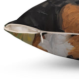 Teddy Roosevelt Terrier Spun Polyester Throw Pillow