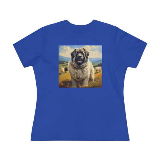 Caucasian Shepherd Dog Women's Relaxed Fit Cotton Tee