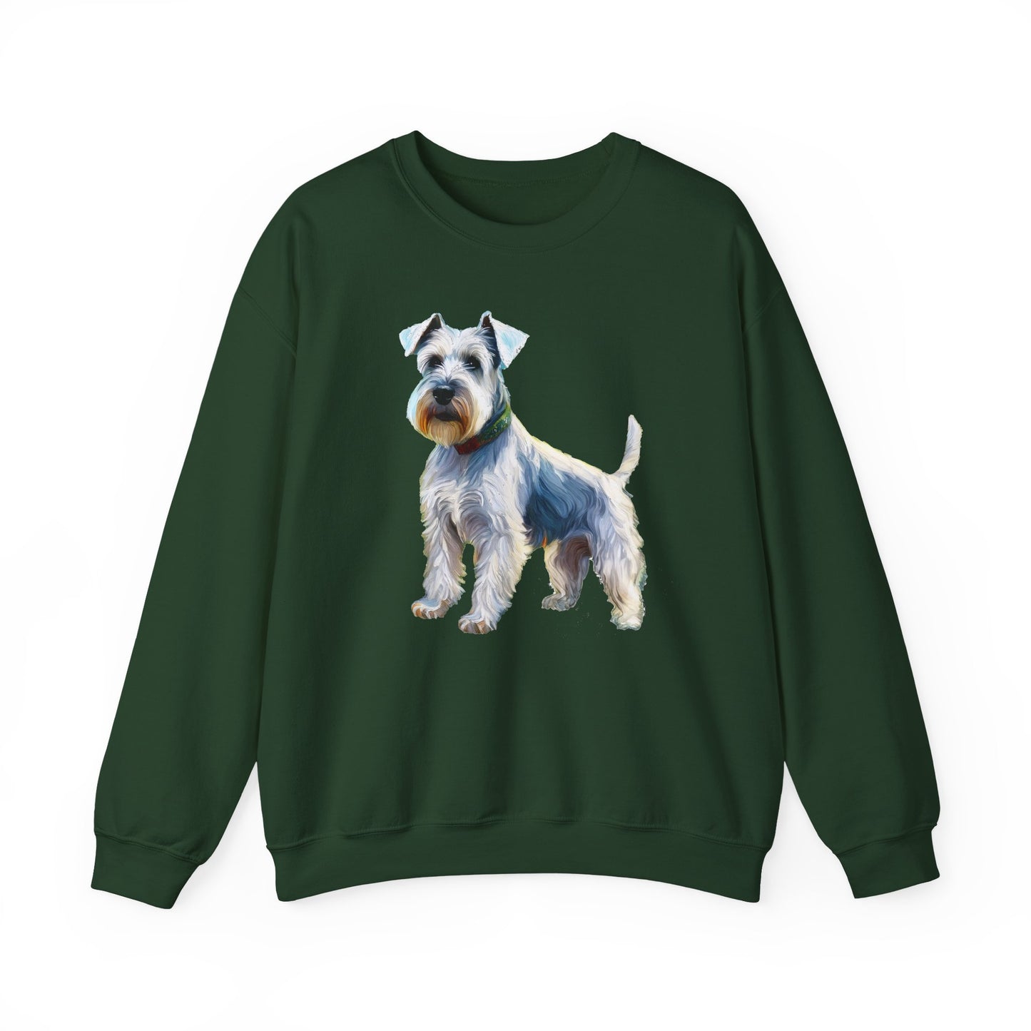 White Schnauzer - Unisex 50/50 Crewneck Sweatshirt