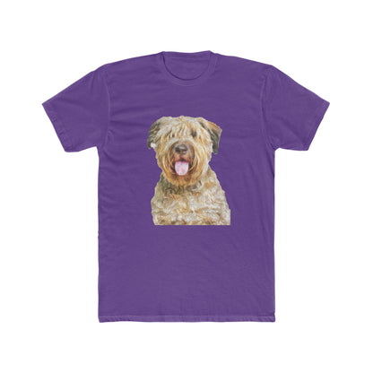 Bouvier des Flandres Men's Fitted Cotton Crew Tee