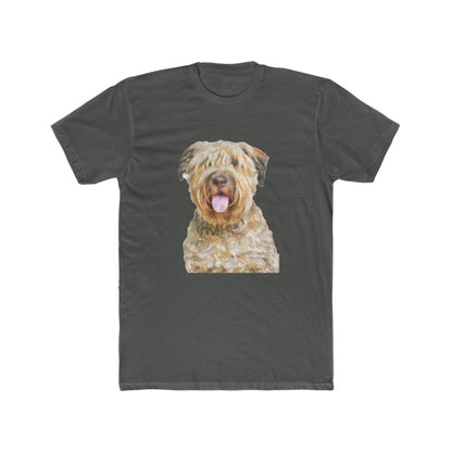 Bouvier des Flandres Men's Fitted Cotton Crew Tee