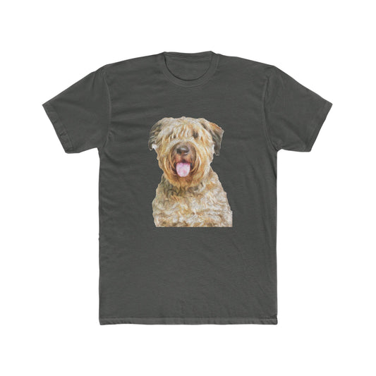 Bouvier des Flandres Men's Fitted Cotton Crew Tee