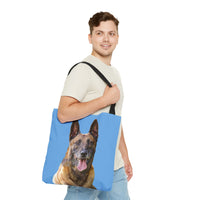 Belgian Malinois Tote Bag: A Canine Masterpiece