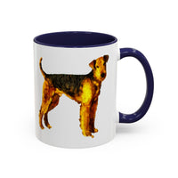 Airedale  -  Accent Ceramic Coffee Mug (11, 15oz)