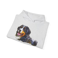 Bernese Mountain Dog - #1  -  Unisex 50/50 Hooded Sweatshirt