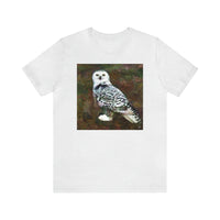 Snowy White Owl - -  Classic Jersey Short Sleeve Tee