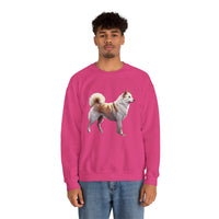 Kishu Ken Unisex 50/50 Crewneck Sweatshirt