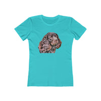 American Water Spaniel - -  Women's Slim Fit Ringspun Cotton T-Shirt