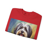 Tibetan Terrier 50/50 Crewneck Sweatshirt