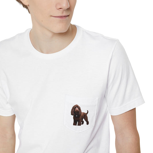 Irish Water Spaniel Classic Pocket T-shirt