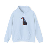 Doberman Pinscher #2 - Unisex - 50/50 Hooded Sweatshirt