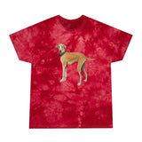 Sloughi - Arabian Greyhound - Tie-Dye Tee, Crystal