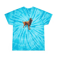Belgian Tervuren Tie-Dye Tee in Cyclone