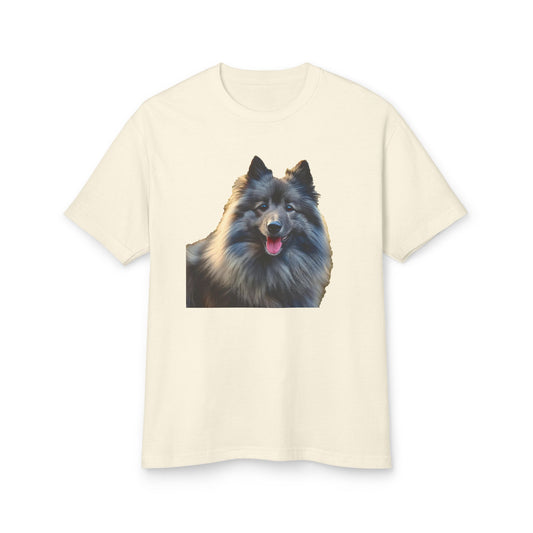 Keeshond Unisex Garment-Dyed Heavyweight Cotton Tee