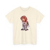 German Short Hair Pointer 'Benny' Unisex Heavy Cotton Tee