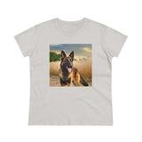 Dutch Shepherd Women's Fine Art Midweight Cotton Tee