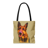 "Bayli the German Shepherd" Tote Bag