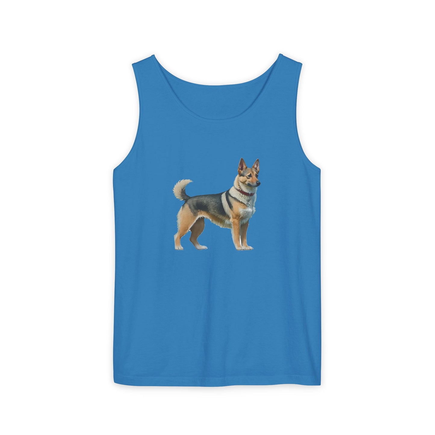 Swedish Vallhund Unisex Relaxed Fit Garment-Dyed Tank Top