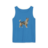 Swedish Vallhund Unisex Relaxed Fit Garment-Dyed Tank Top