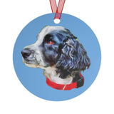 English Cocker Spaniel 'Tango' Metal Ornaments