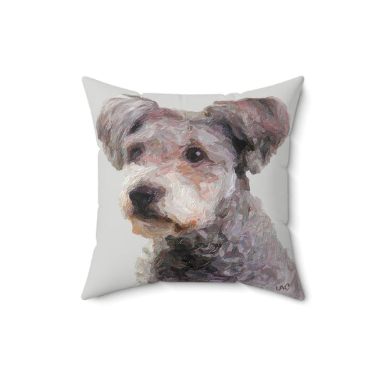 Hungarian Pumi Spun Polyester Throw Pillow
