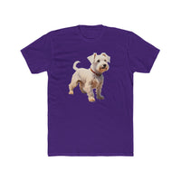 Sealyham Terrier Men's Fitted Cotton Crew Tee
