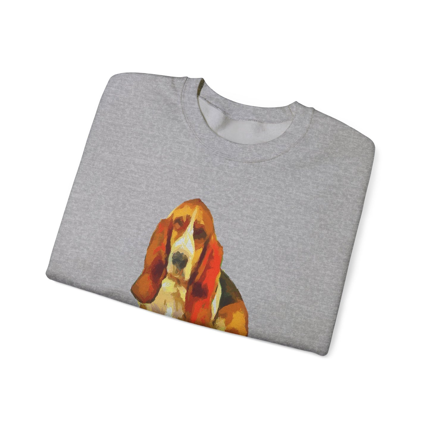 Basset Hound 'Lautrec' Unisex Crewneck Sweatshirt