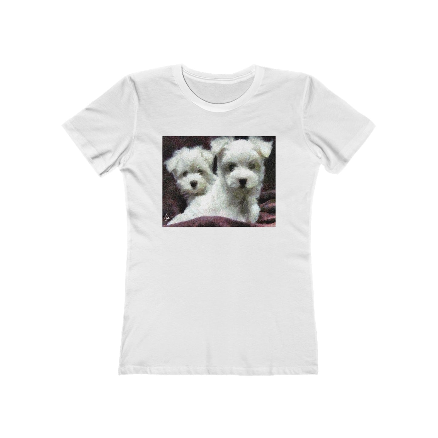 Maltese Women's Slim Fit Ringspun Cotton T-Shirt