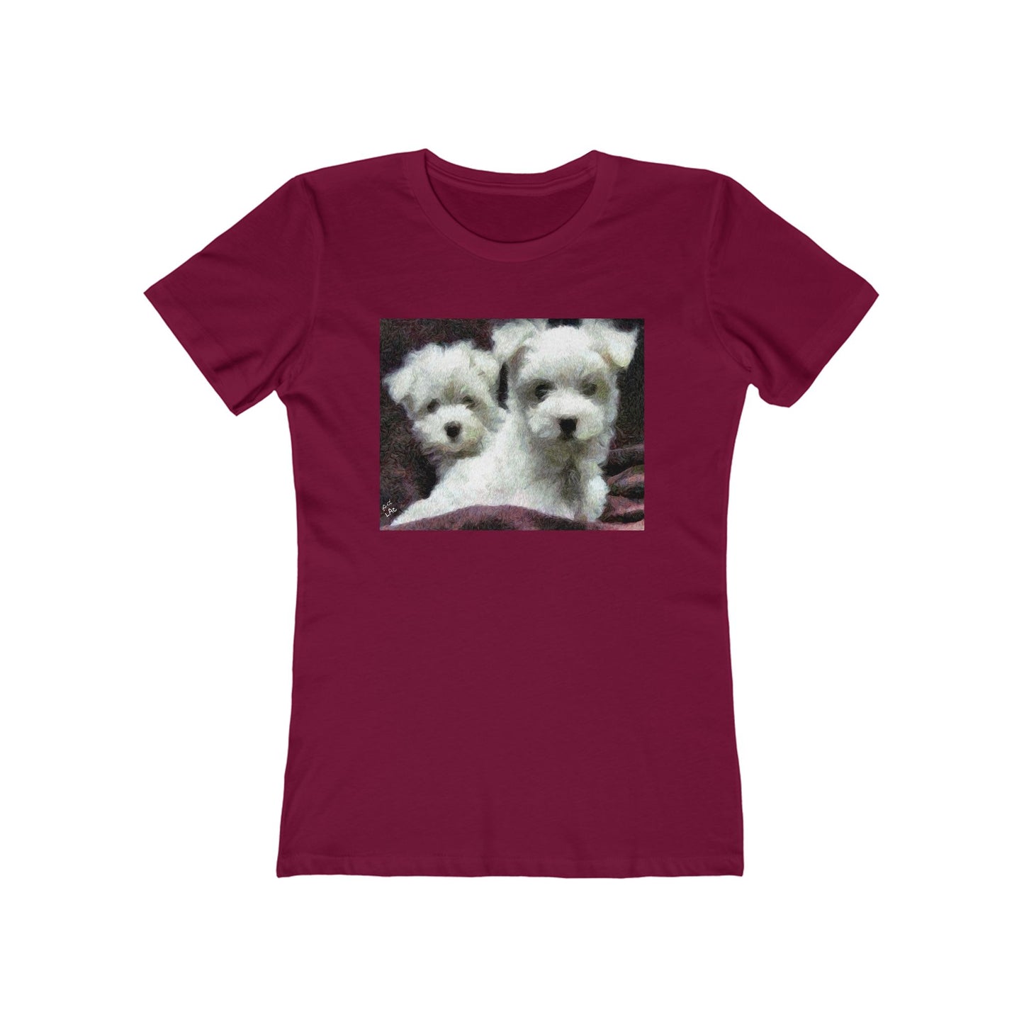 Maltese Women's Slim Fit Ringspun Cotton T-Shirt
