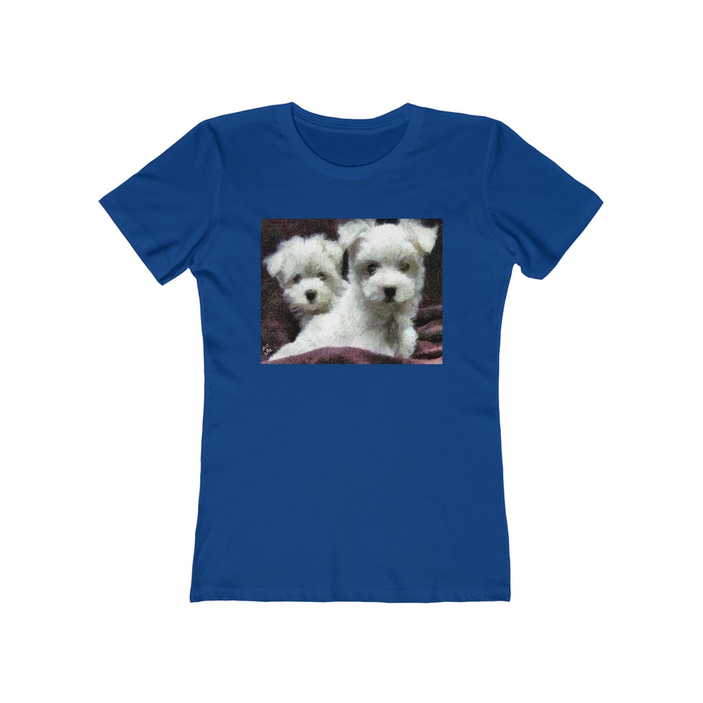 Maltese Women's Slim Fit Ringspun Cotton T-Shirt