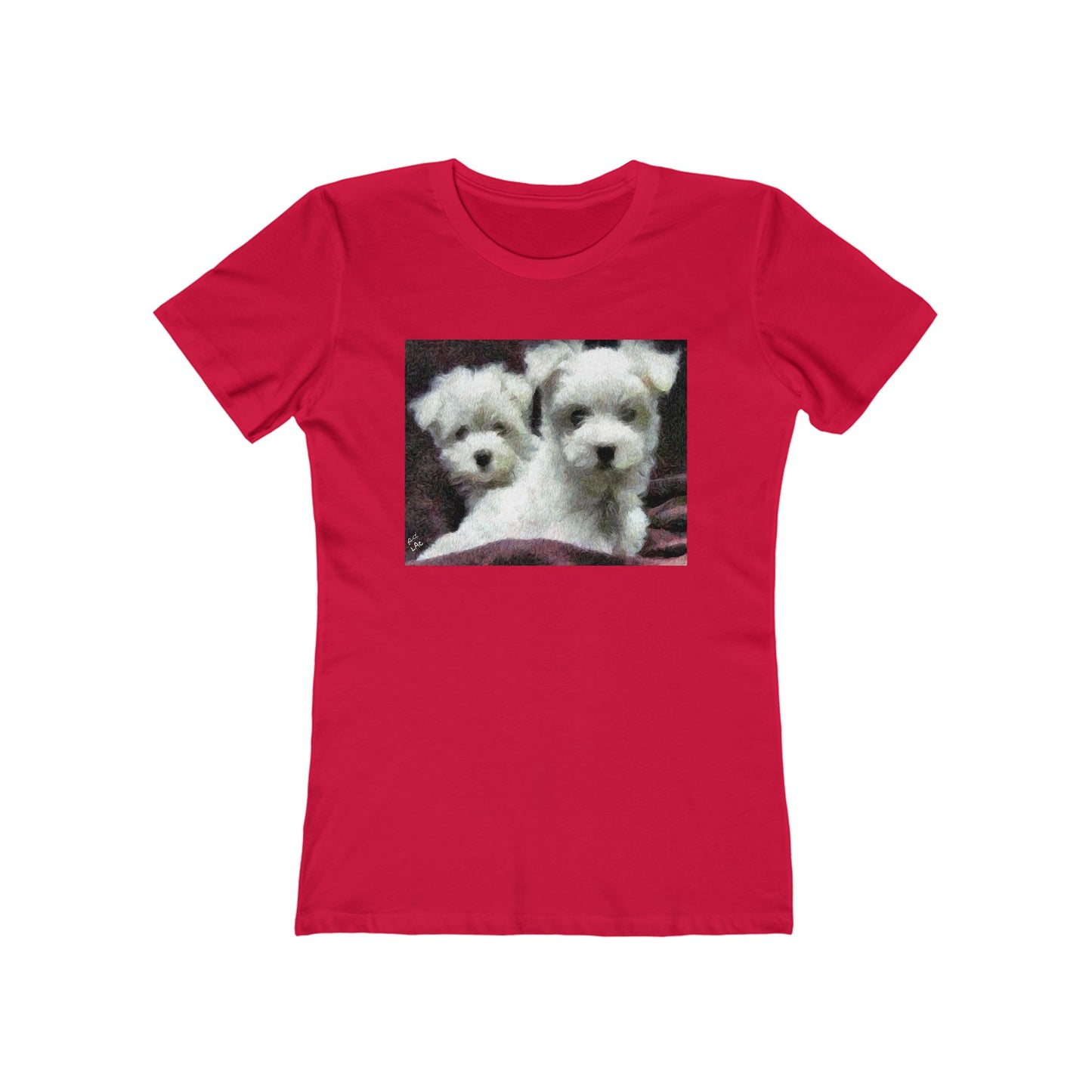 Maltese Women's Slim Fit Ringspun Cotton T-Shirt