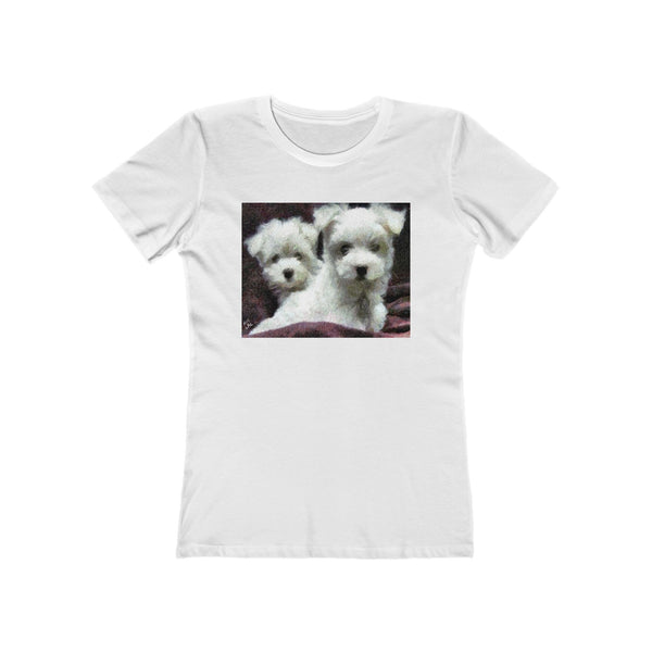 Maltese Women's Slim Fit Ringspun Cotton T-Shirt