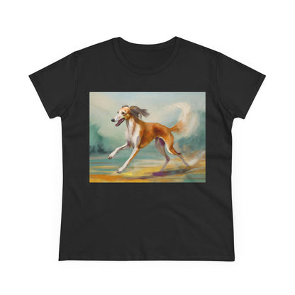 Saluki Women's Midweight Cotton Tee