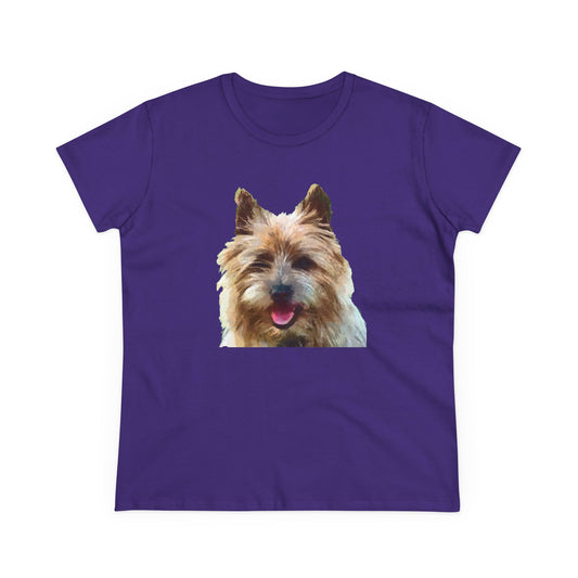 Cairn Terrier 'Toto' Women's Midweight Cotton Tee