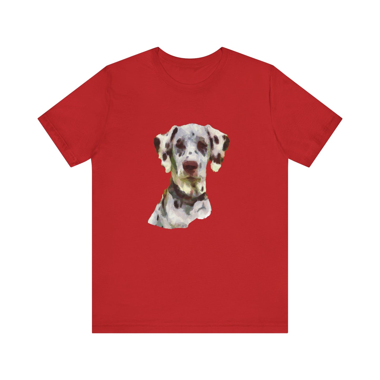 Dalmatian Impressionistic Unisex Jersey Short Sleeve Tee